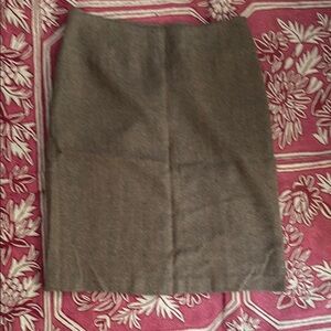 Shin Choi Brown Pencil Skirt Knee-Length Work